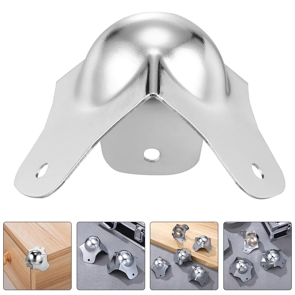 

10Pcs Metal Corner Edge Protectors Heavy Duty Ball Guards for Flight Case Road Cabinet Corner Guard Edge Protector