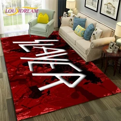 Heavy Metal Band Slayer Rock Carpet Rug for Home Living Room Bedroom Sofa Doormat Decor,kids Play  Area Rug Non-slip Floor Mat