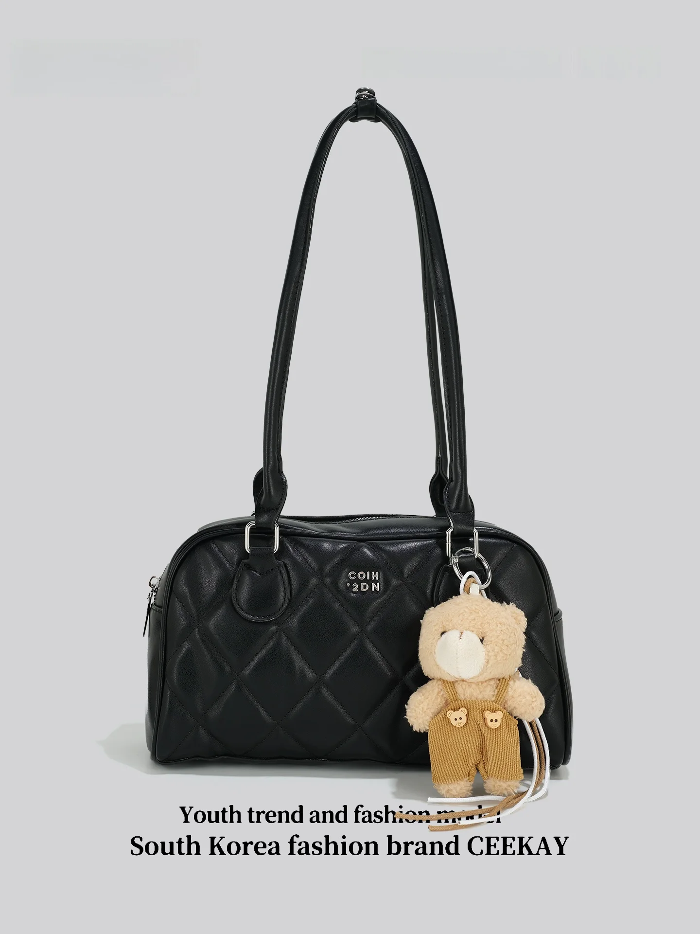 

Ceekay Original PU Leather Underarm Bag Women's High-End Sensation Bag 2026 New Bowling Bag Casual Simple Style Handbag