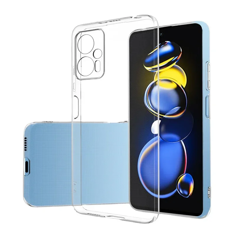 For Xiaomi Redmi K50i Case Slim Soft TPU Clear Phone Case On For Redmi K50i RedmiK50i 5G Cover