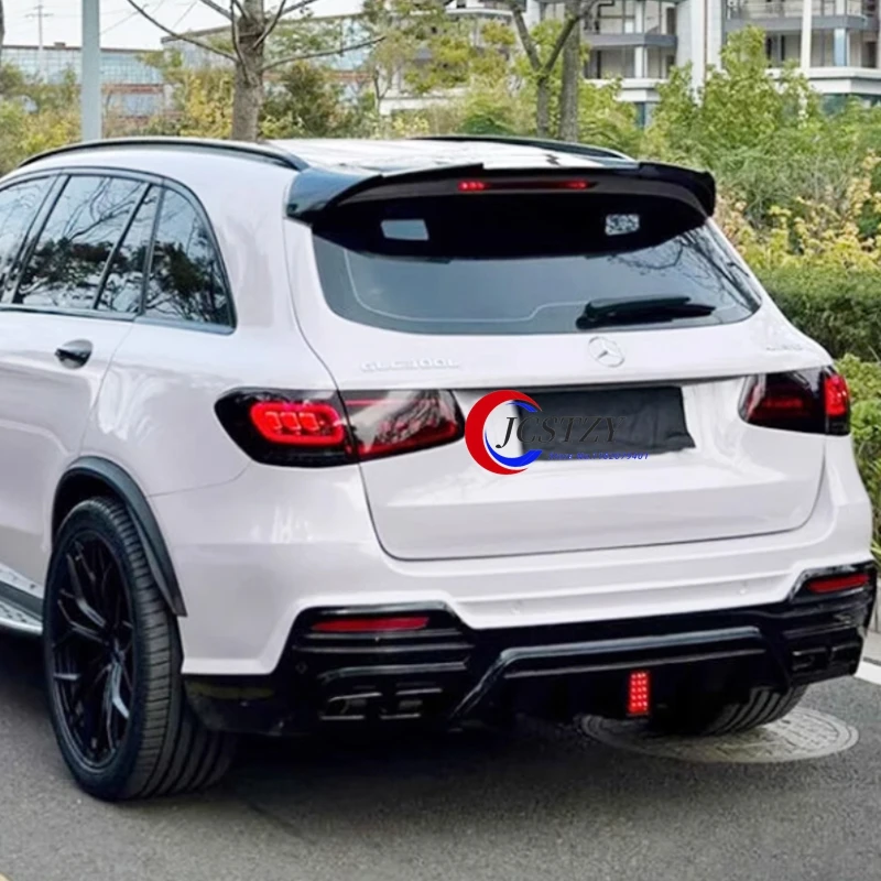 Auto Hinten Stamm Spoiler Für Mercedes Benz GLC X253 W253 GLC43 GLC63 GLC200 GLC260 GLC300 2016-2022 AMG Hinten Dach spoiler Flügel