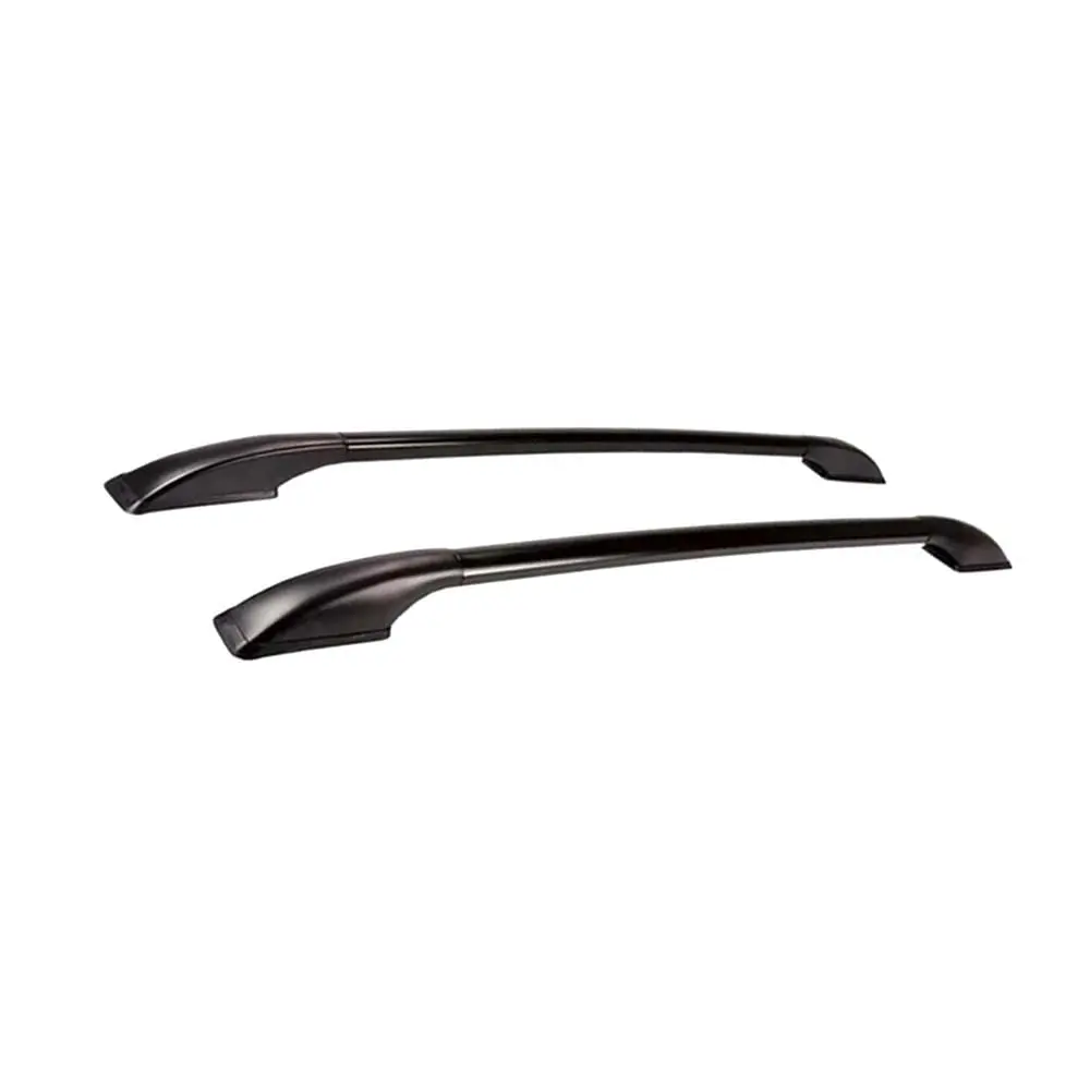 

Black 63" Universal Car Decorative Roof Luggage Rack Side Bar Trim Kit Aluminum