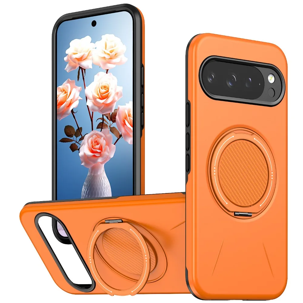 360° Magnetic Bracket Phone Case For Google Pixel 11 10 9 Pro XL 10A 11ProXL For Magsafe Shockproof Stand Holder Cover Funda