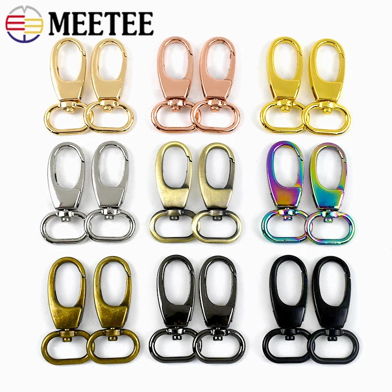

5/10/20Pcs 20mm Metal Bag Strap Buckles Handbag Swivel Lobster Clasp Dog Collar Hook Keychain Buckle Backpack Carabiner Clips