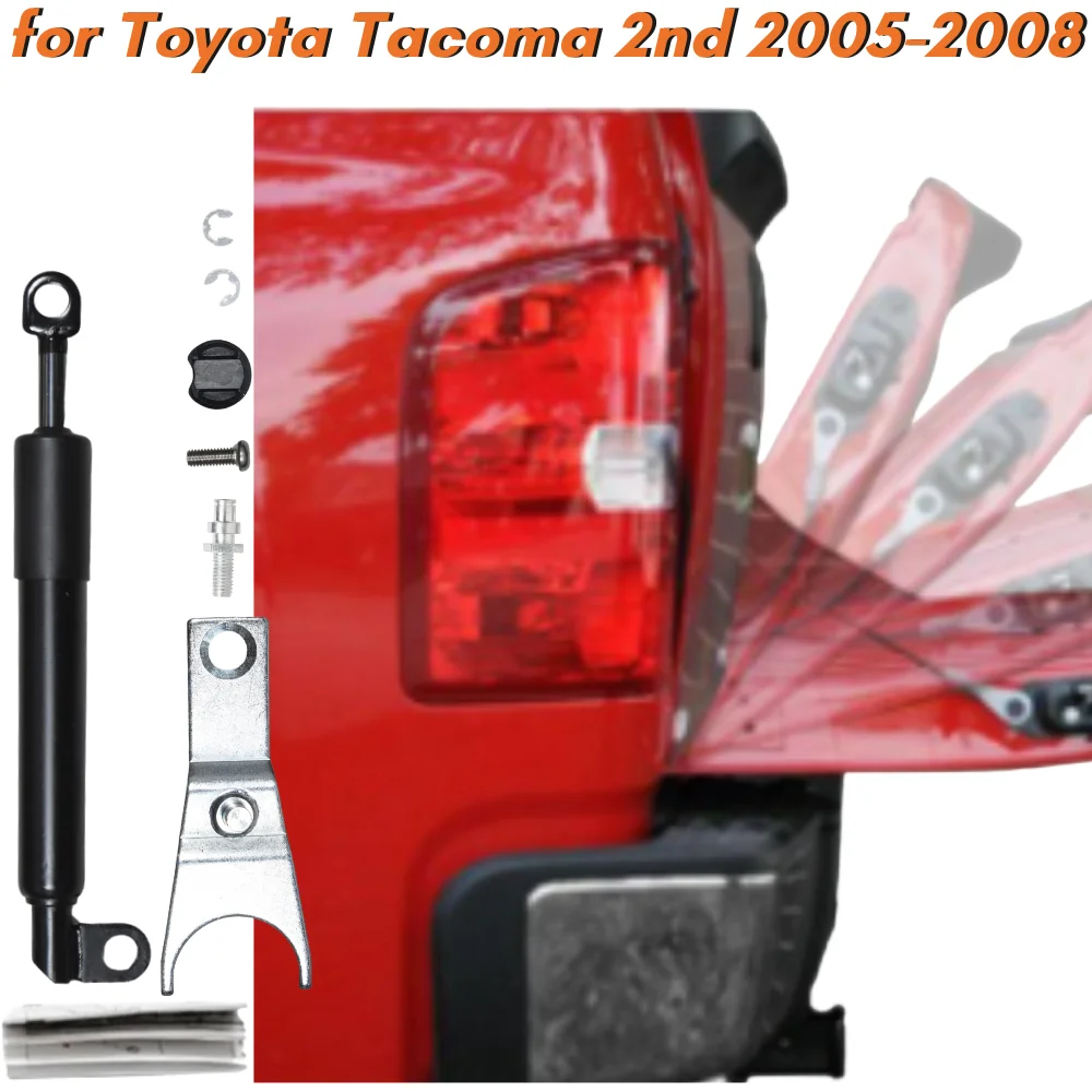 

Кол-во (1) стойка багажника для Toyota Tacoma 2nd 2005-2008 подъемник багажника заднего багажника, поддержка газовой пружины, амортизатор, стержень амортизатора