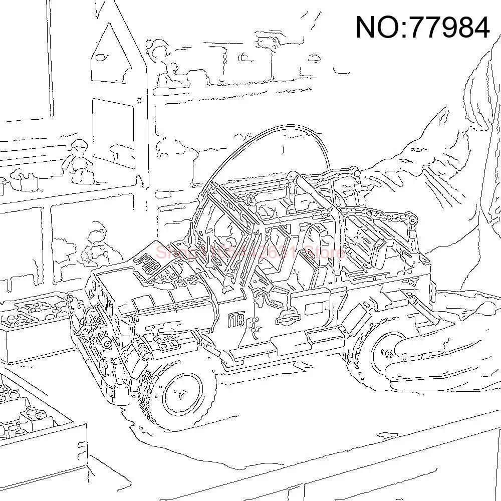 en-stock-blocs-de-construction-technical-world-pick-car-assembly-collection-adulte-cadeau-d'anniversaire-pour-les-amateurs-de-collection-et-les-amis