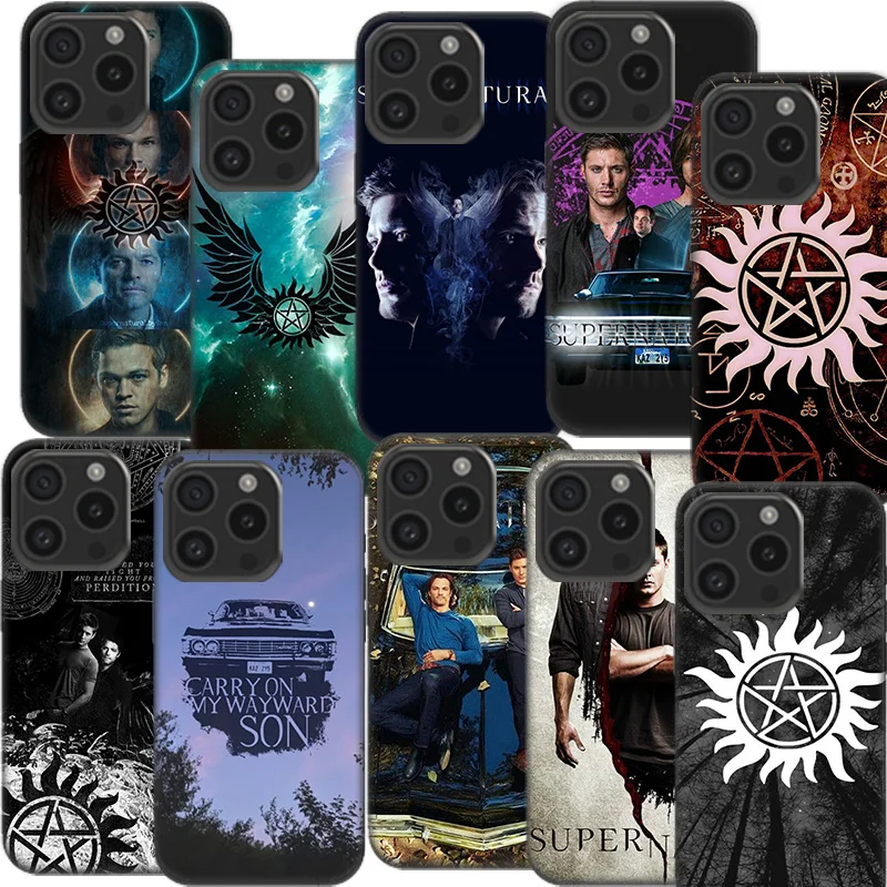 Babaite Supernatural SPN Dean And Sam Clear Phone Case For Aplee iPhone 12 13 Mini 14+ 15 Plus 16 Pro Max Cover 11 Pro X XS Max