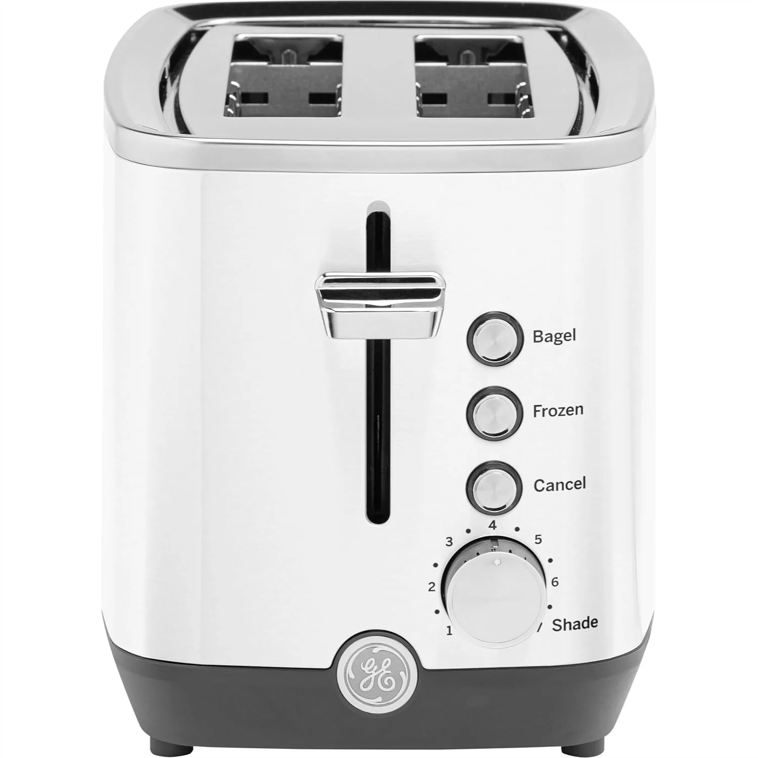 

2 Slice Toaster, Extra Wide Slots for Bagels, Breads & Waffles, 7 Shade Settings, Removable Crumb Tray, 850W, White