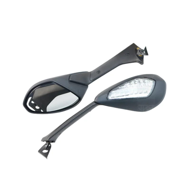 

Motorcycle Rear View Mirrors W/Turn Signal Light Fit For DucaPanigale V4 V4s V2