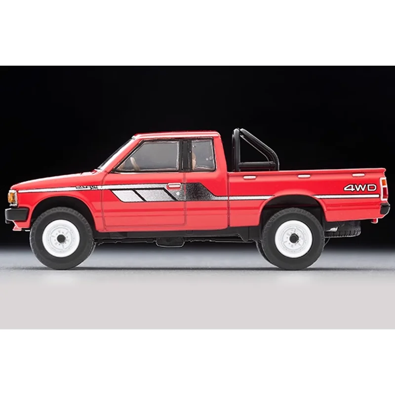 TAKARA TOMY TOMYTEC 1/64 TLV-N320b Nissan รถบรรทุก 4X4 Datsun รถบรรทุก 4WD King Cab AD โลหะผสมของเล่นมอเตอร์โลหะ Diecast รุ่นของขวัญ