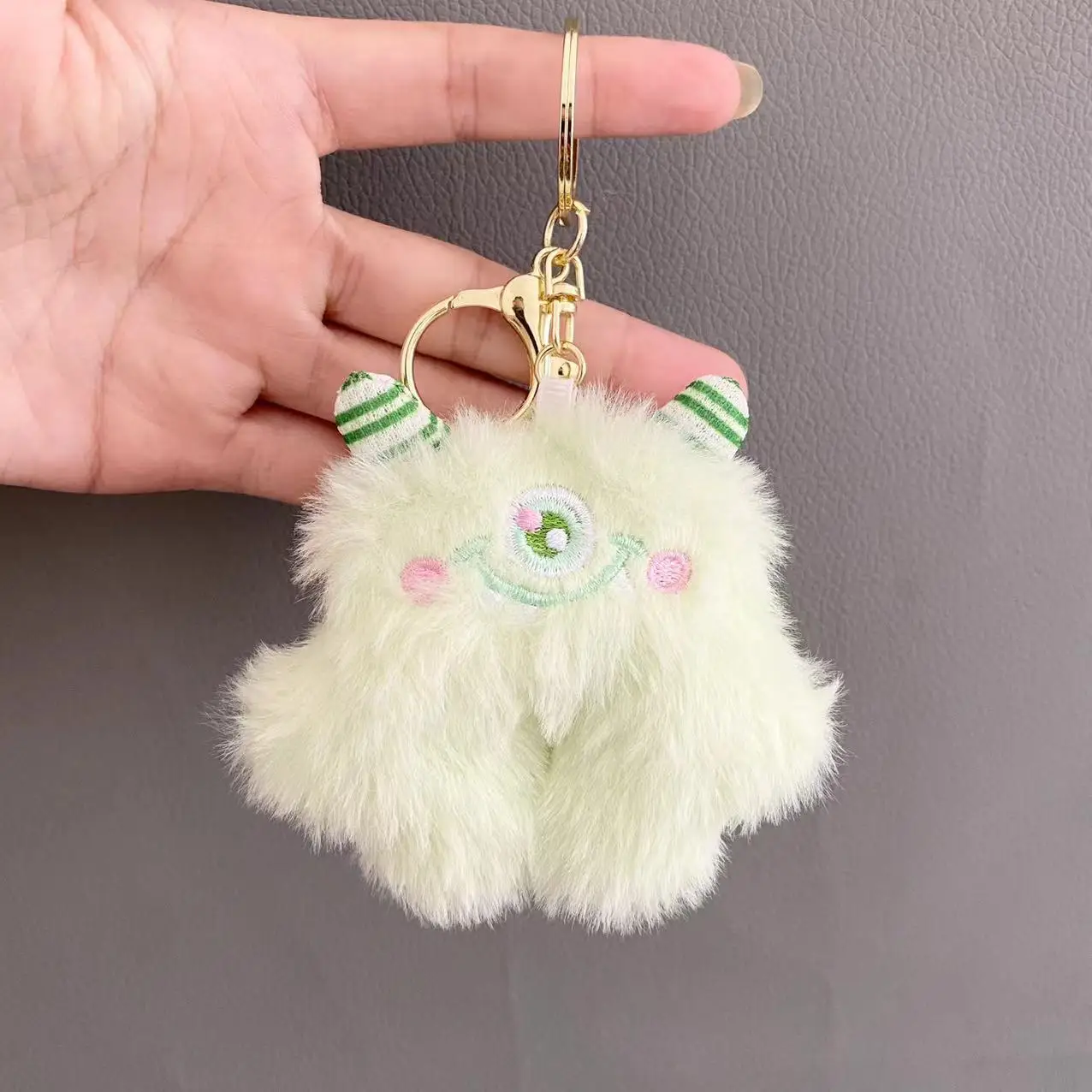 Creative Monster Plush Toy Cartoon Big Eyes Stupid Doll Little Red Book Same Doll Pendant