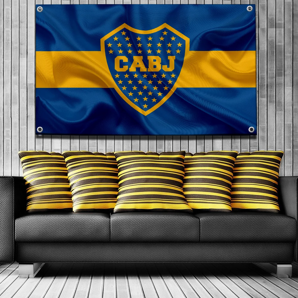 Bandiere Decorative per stanze bandiere appese CABJ Flag Boca Juniors Flag for Rooms Banner Club Flag Outdoor Decor Room estetica