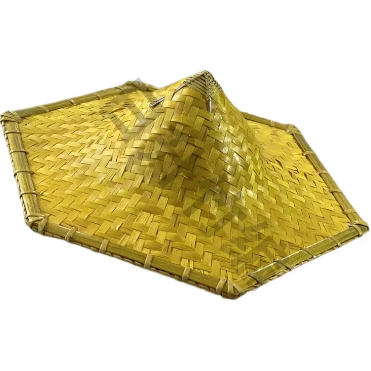 

Hexagonal handmade edge for farmers to farm, sun protection and rain protection is not sultry and simple