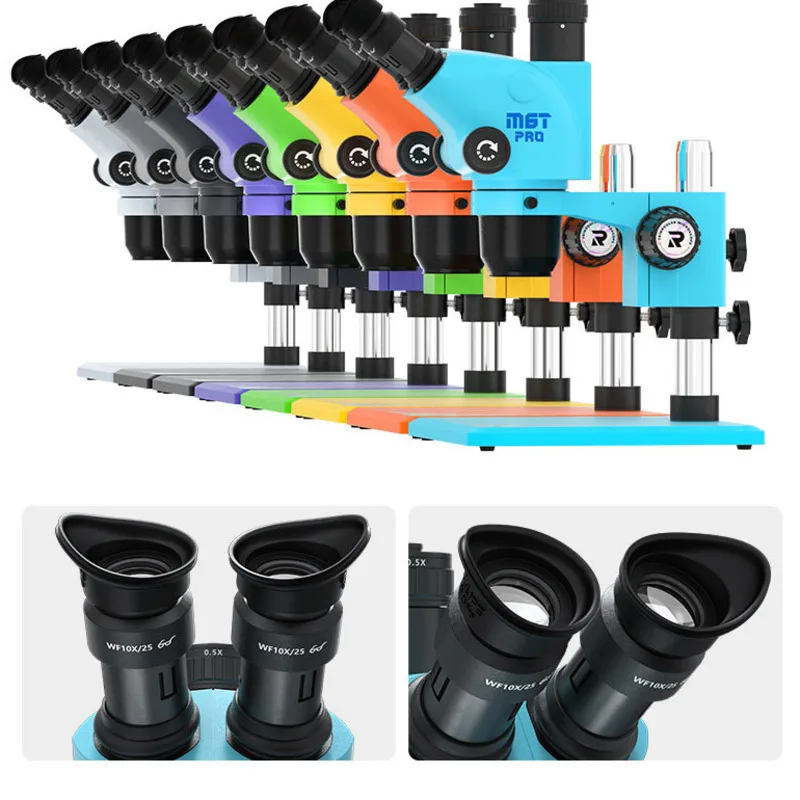 RELIFE M-26 Pro Adjustable Eyepiece Eyecup Ergonomic Design For Most Microscopes Blocking Excess Stray Light Eyecup Tools blue