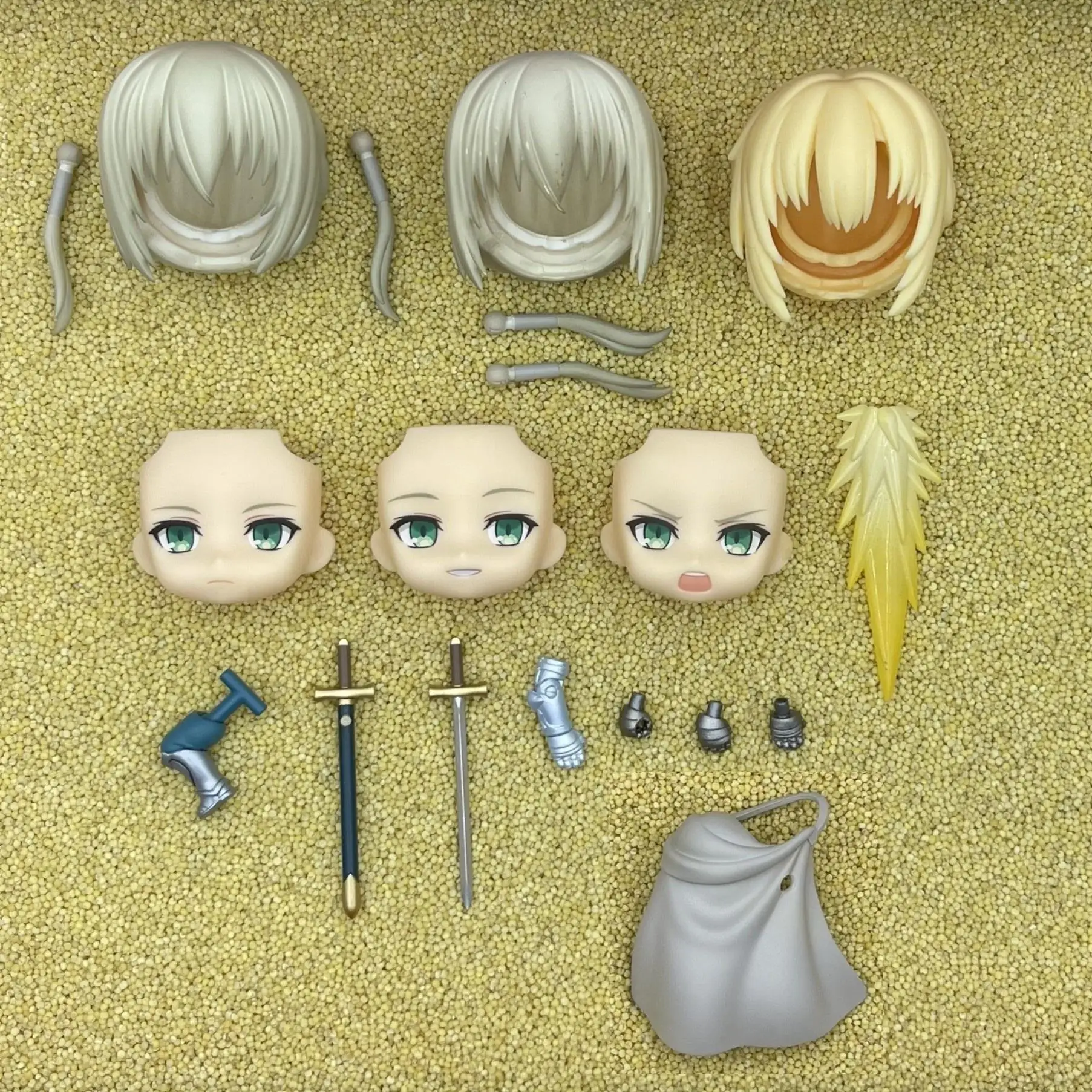

beideweier GSC Clay Man Face doll face hair doll accessories