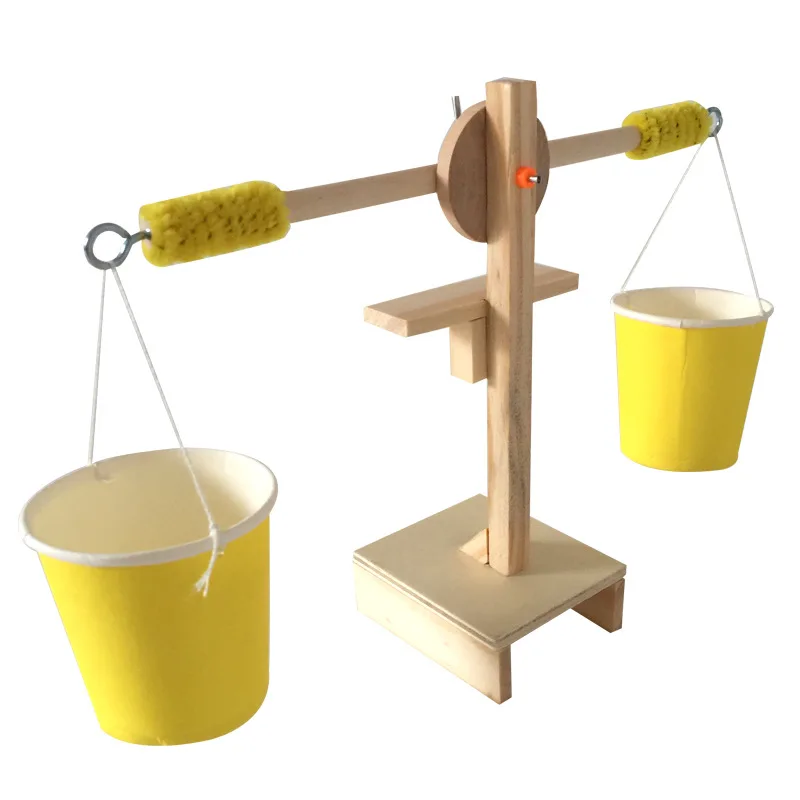 Échelle en bois créative bricolage petite technologie de Production petite Invention étudiant expérience scientifique matériel modèle en gros