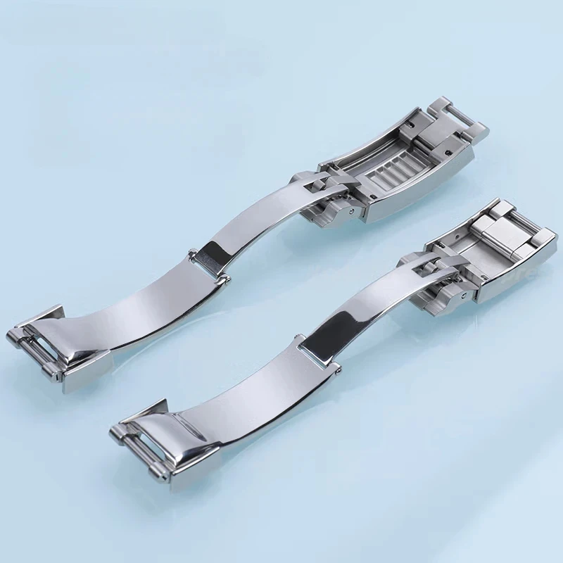 9x9mm Watch Band Clasp for Rolex DAYTONA SUBMARINER GMT Yacht-Master Stainless Steel Fine-tuning Pull Button Watch Buckle 9x16mm