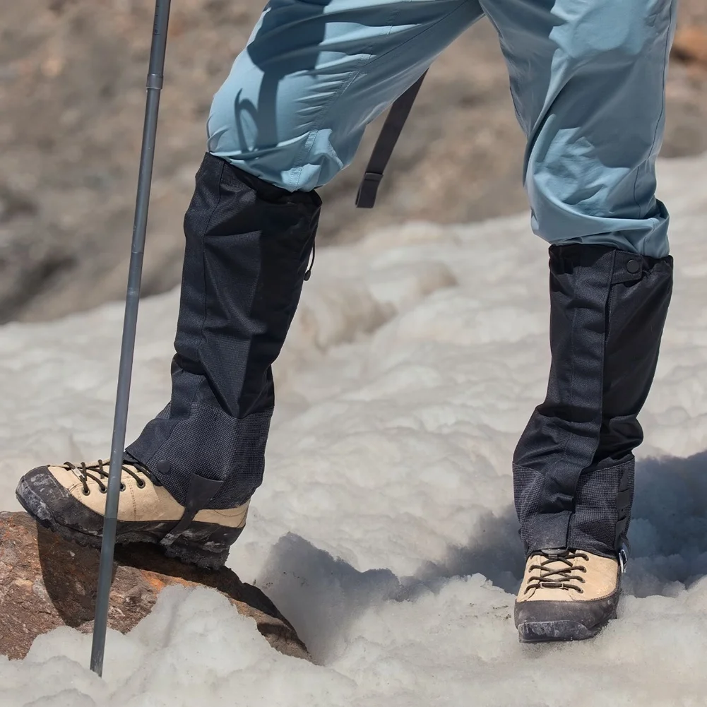 

Hiking Gaiters Waterproof Lightweight Shoe Gaiters with Composite Fabric and Adjustable Sole Strap for Men and Women