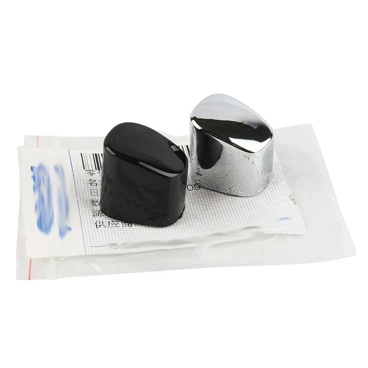 x1 Interior Chrome Black Handbrake Push Button Trim For VW Cross Polo 5 6R 6C GTI Cross Sedan Skoda Fabia 3 Rapid NH3 6R0711333B