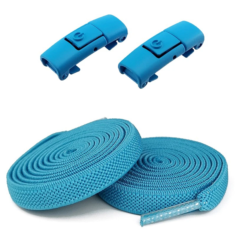 Druckverschluss-Schnürsenkel ohne Binden, Farbverlauf, flache elastische Schnürsenkel für Sneaker, Kinder und Erwachsene, Schnürsenkel ohne Binden für Schuhe, Zubehör