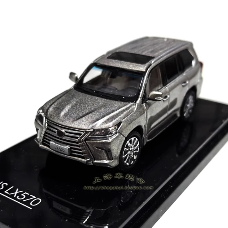 Diecast 1:64 Scale LX570 Alloy SUV Car Model Finished Product Simulation Toy Static Model Collection Gift Display Souvenir