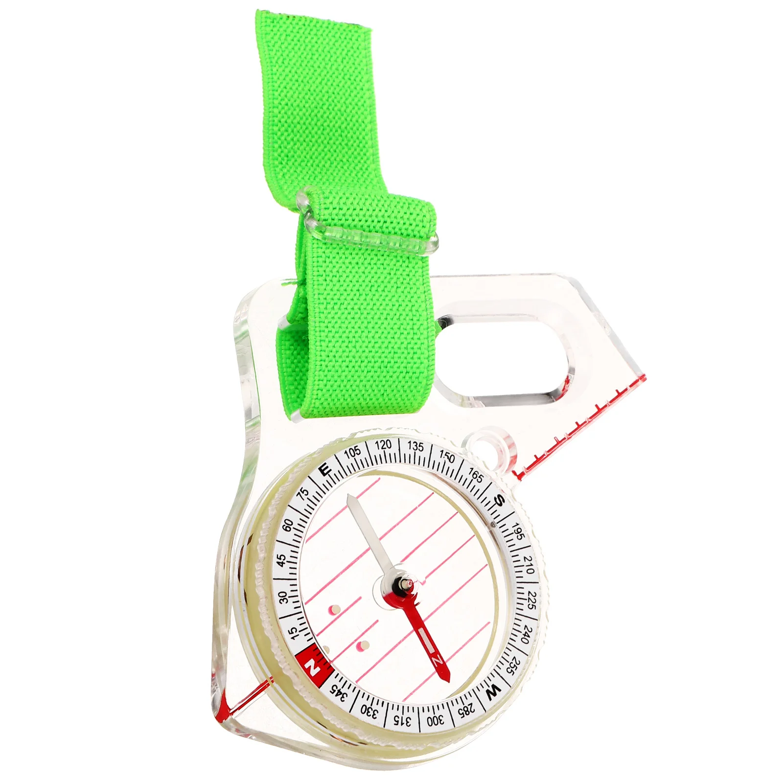 

Acrylic Teaching Directional Compass Small Compact Outdoor Travel Hiking Backpacking Map Compass Tool for Education