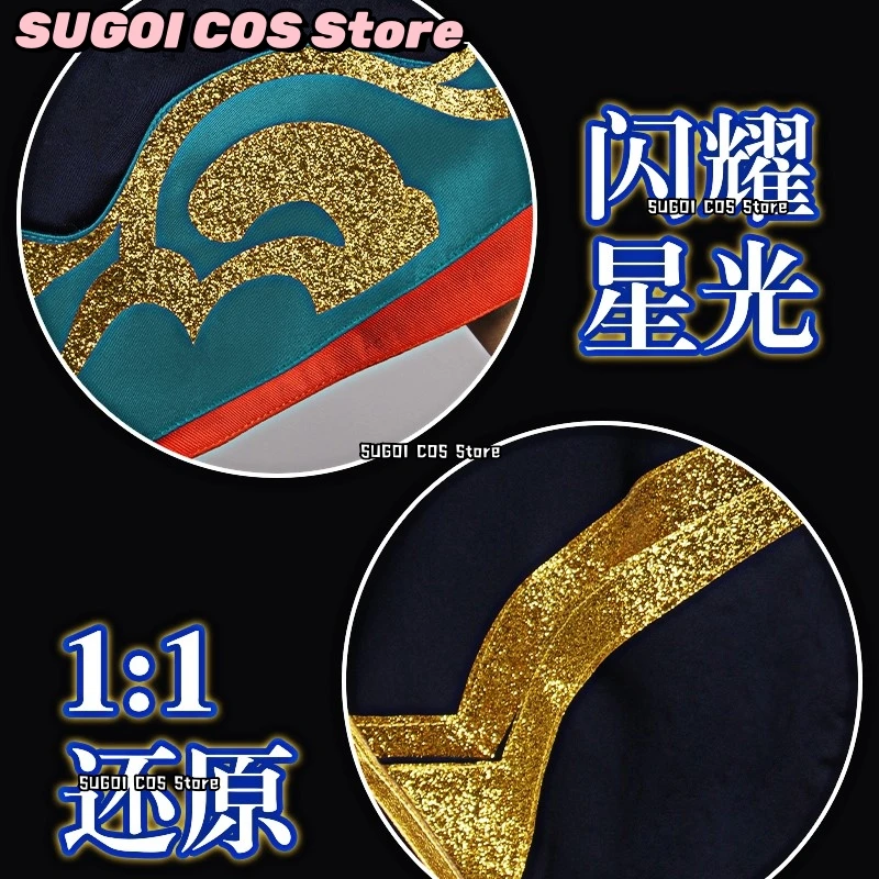 {SUGOI COS} أزياء AGame The Visionary Hwei للرجال التأثيرية كوس لعبة شعر مستعار Hwei للنساء والرجال زي الهالوين ملابس لعب الأدوار