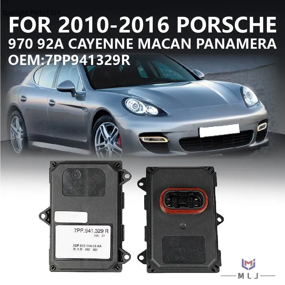 

7PP941329R For 2010-2016 Porsche 970 92A Cayenne Macan Panamera LED Headlight AFS Ballast Follower Controller Steering Module