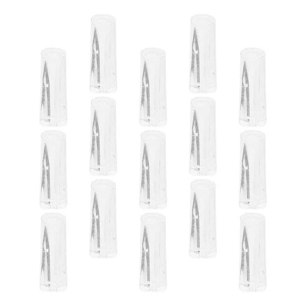 

15Pcs Sturdy Plastic Blind Cord Pulls Transparent Accessories for Roman Shades Blinds Easy Install Household Use