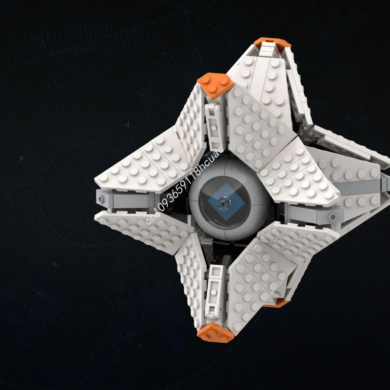 478pcs MOC Destiny Generalist Shell Ghost Sculptures Building Blocks Christmas Gift Science and Technology Themed Educational