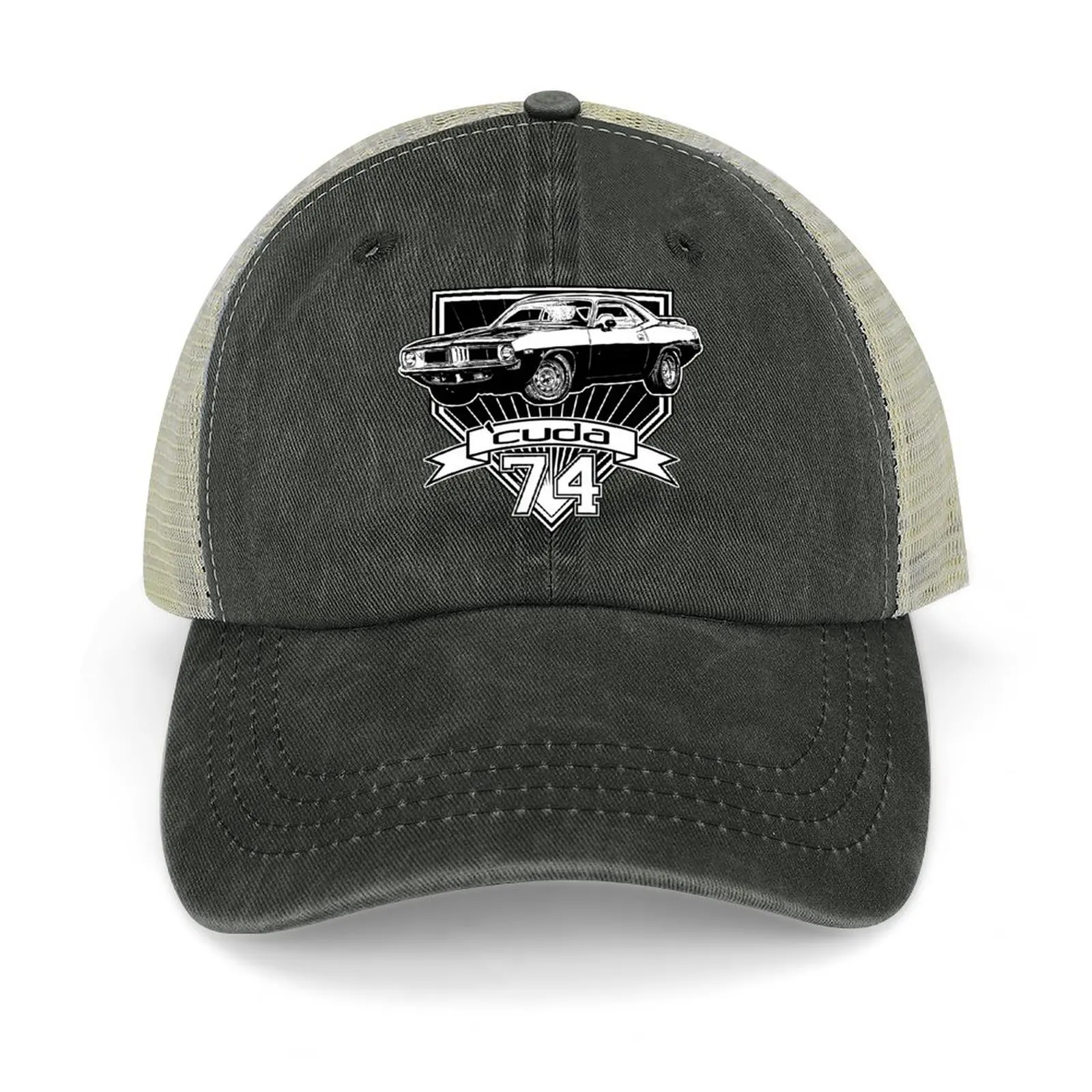 

1974 Cuda Baseball Cap luxury woman cap Snapback Cap Military Man Uv Protection Solar Hat Women's Hats Men's