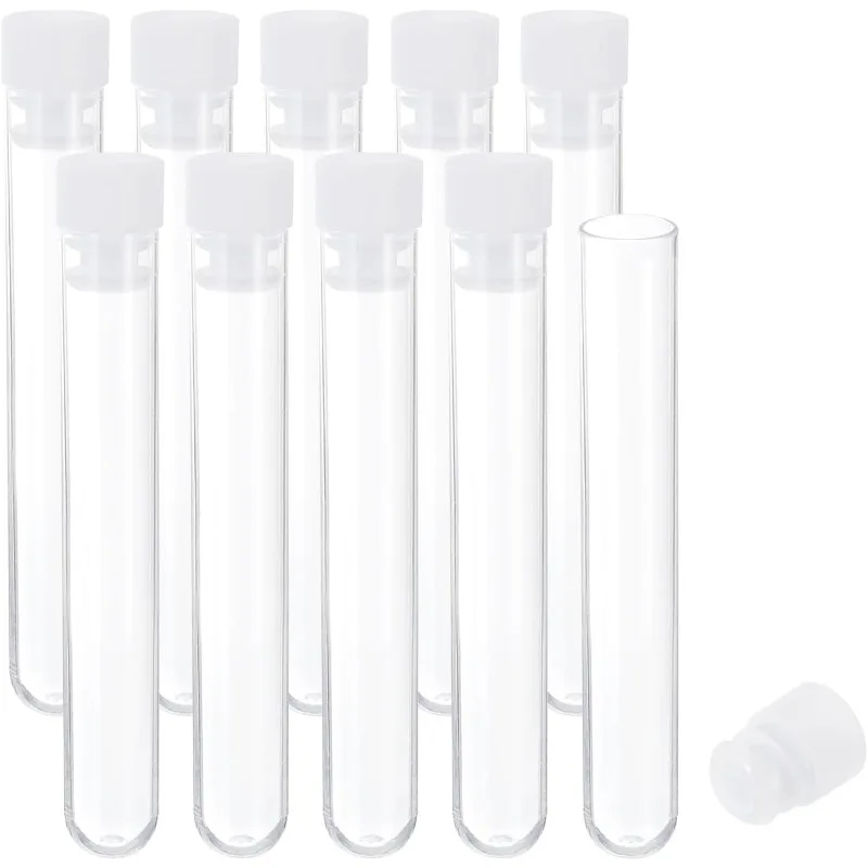 

10pcs/lot 0.5x3" Sewing Needles Container Transparent Plastic Needle Storage Container Needlework Tool