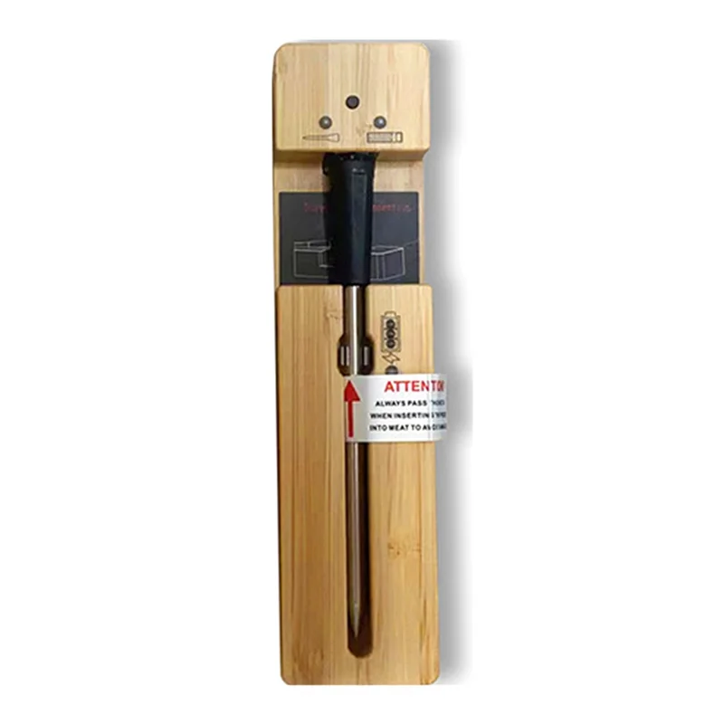 Inteligentny termometr do mięsa HFES z bezpośrednim podgrzewaniem, długim zasięgiem Bluetooth, precyzyjnym gotowaniem, do grillowania/BBQ/kuchni
