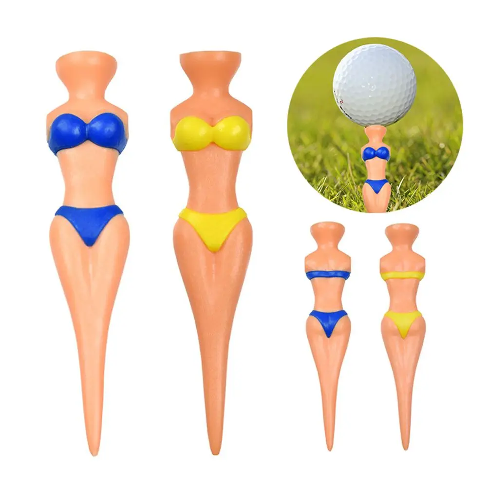 Women 5 Pcs/Lot Bikini Outdoor Sexy Attractive Lady Model Clubs Tee Golf Tees Golf  Accessories Golf Training