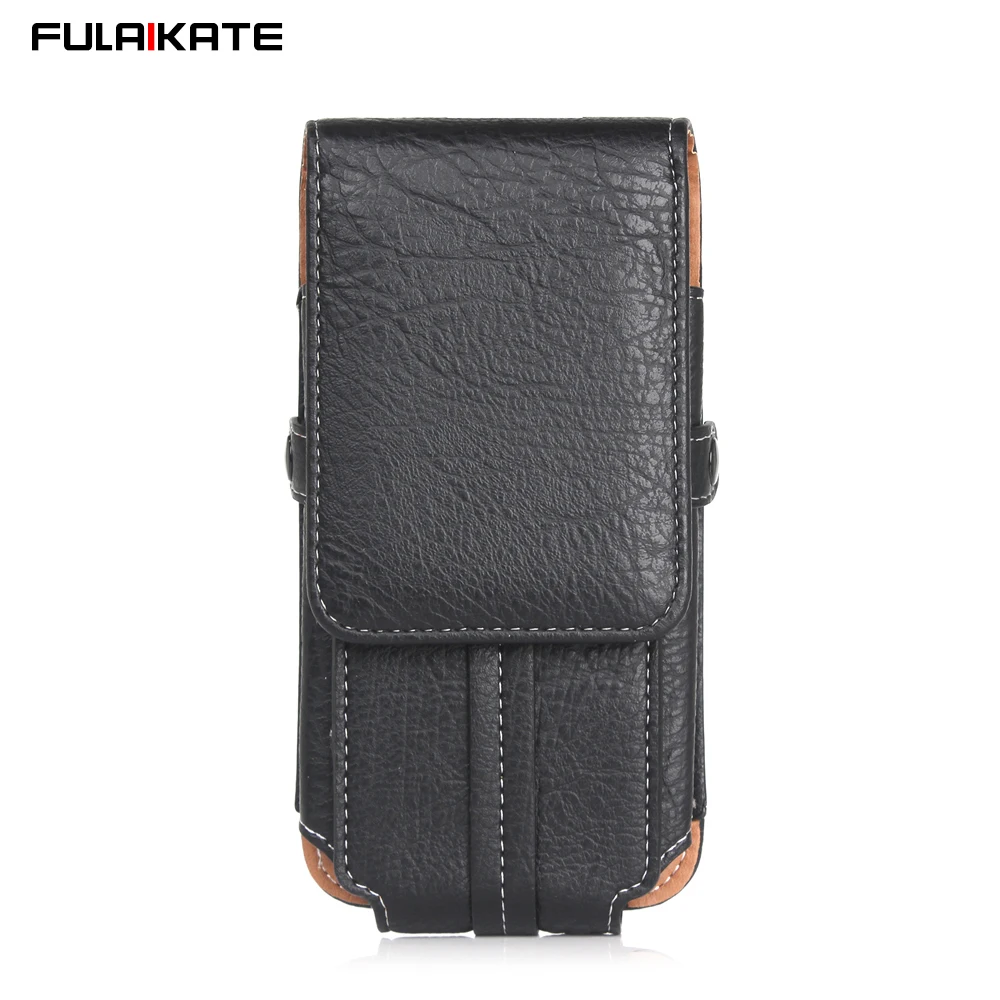 

FULAIKATE 4.7-7.2" Stone Pattern Vertical Waist Bag for iPhone 14 Pro Max Men's Phone Pouch with Card Pocket for iPhone14 Plus