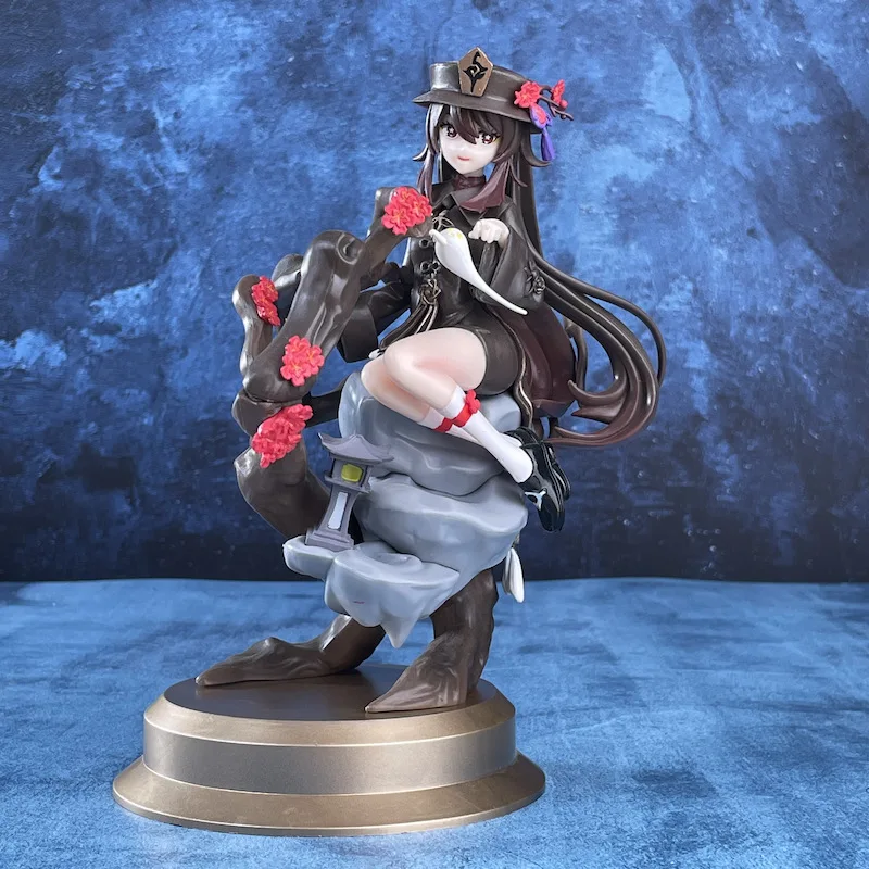 Genshin-figura de Anime de impacto Hu Tao, colección de adornos, figuras de acción artesanales, modelo de muñeca de PVC, juguetes de regalo