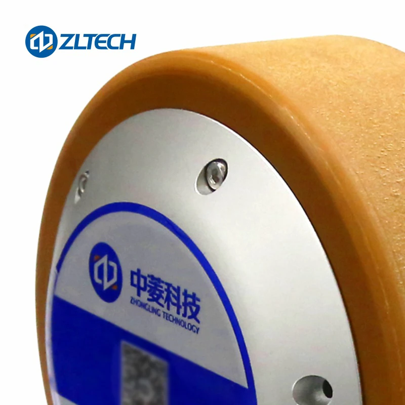 ZLTECH CE ROHS2.0 6.5 بوصة 120 كجم تحميل 24 فولت 500 واط 10N.m 260 دورة في الدقيقة BLDC التشفير محور عجلة المحرك مع إطار PU للتعامل مع الروبوت #2