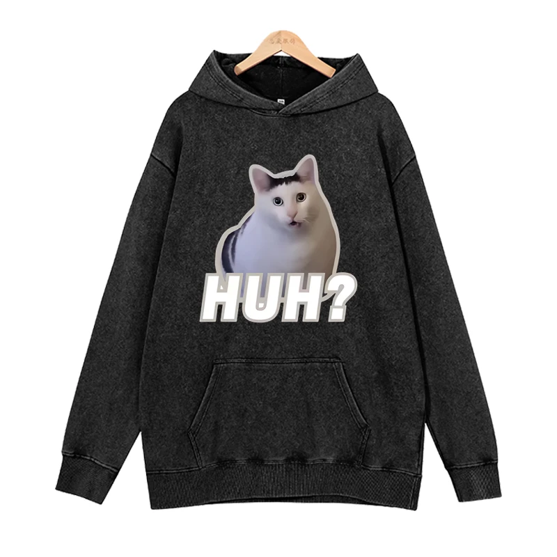 Trendy Autumn/Winter Women's Hoodie Stunning Kitten Multi functional Design Loose Casual Women's Long Sleeve Hoodie