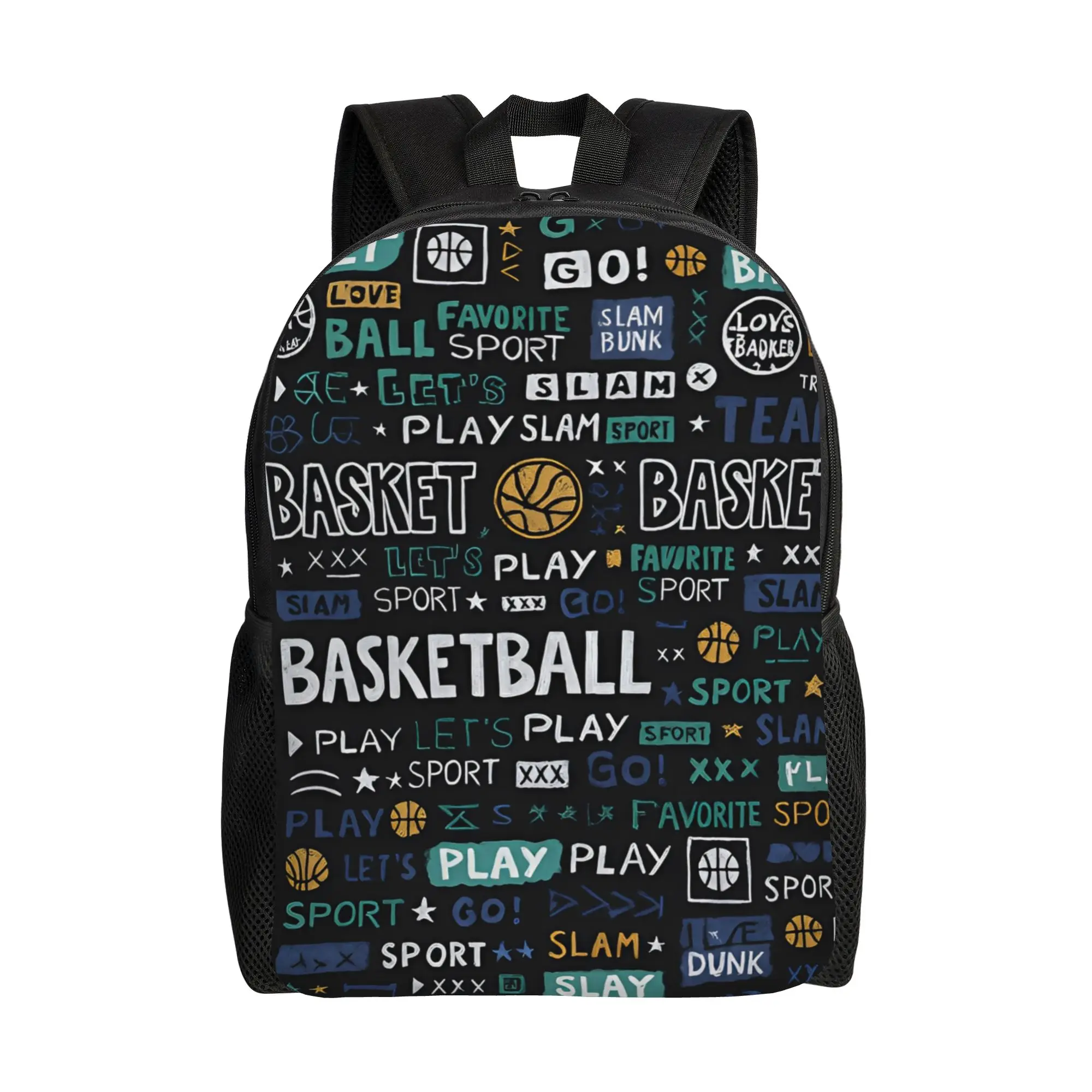 

Баскетбольный рюкзак для подростков, прочный, для старшей школы, походов, путешествий, спортивных игр, повседневный рюкзак для мужчин и женщин, студенческая сумка через плечо