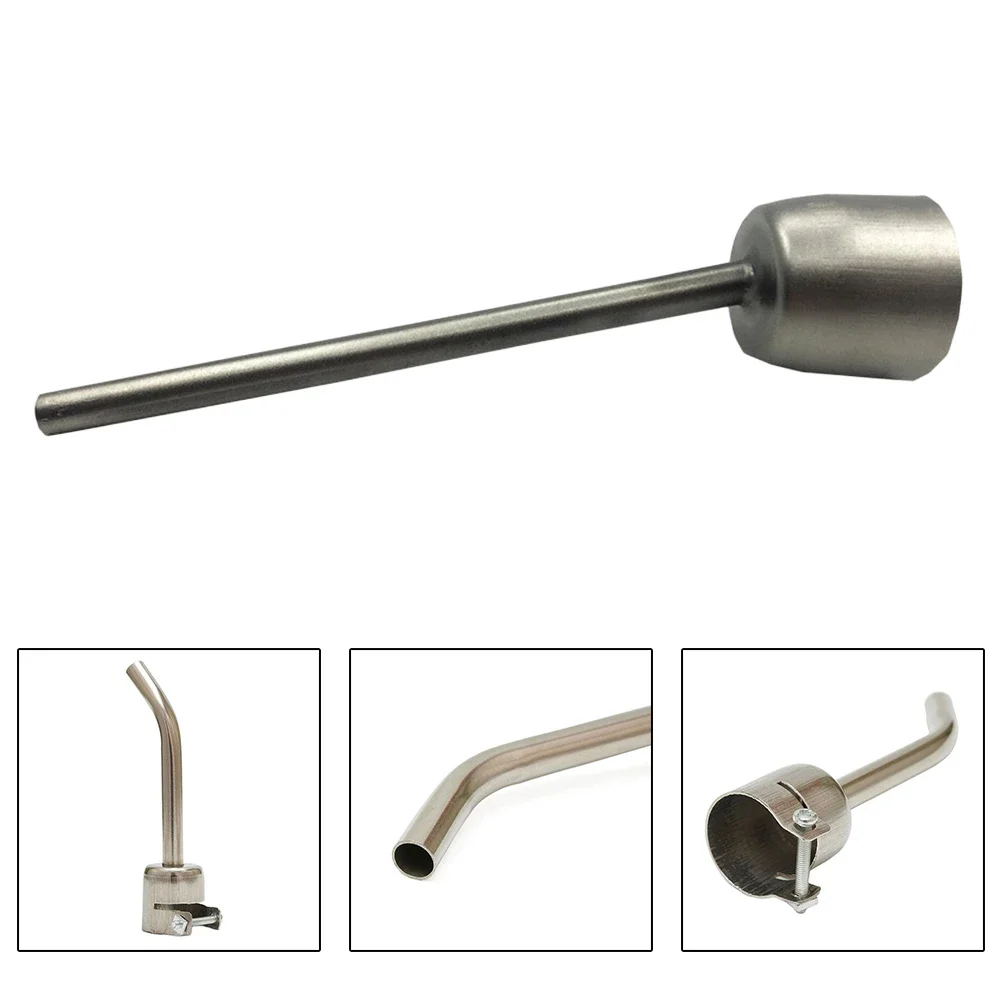 For Plastic Welding 1600W Extended Round Nozzle Stainless Steel Tip Designed for Precise Heat Application and Uniform Airflow