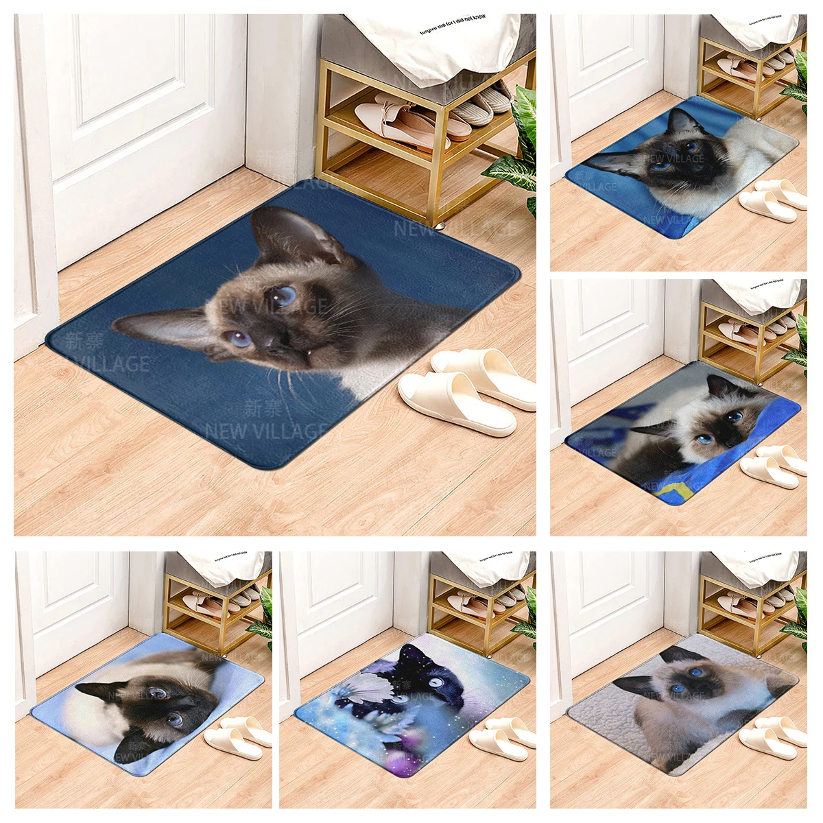 House entrance carpet Home Colorful animals doormat  Room Bath mat Foot mat bathroom non-slip mat Kitchen water absorption mat