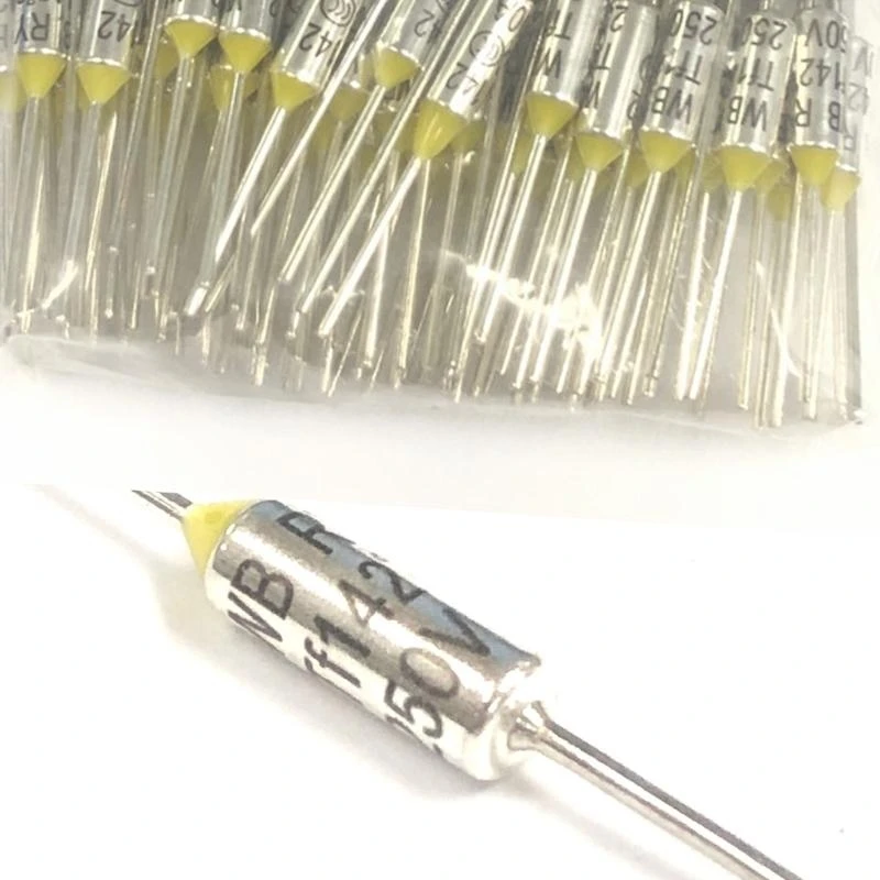 Pacote g92c corte térmico metal 10pcs fusíveis térmicos para transformada motor elétrica elétrica