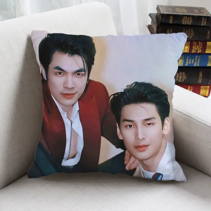 New Thailand Stars Drama Kinn KP VP Mile Apo biblebuild BBBuild photo cute double sided throw MileApo pillow doll gift