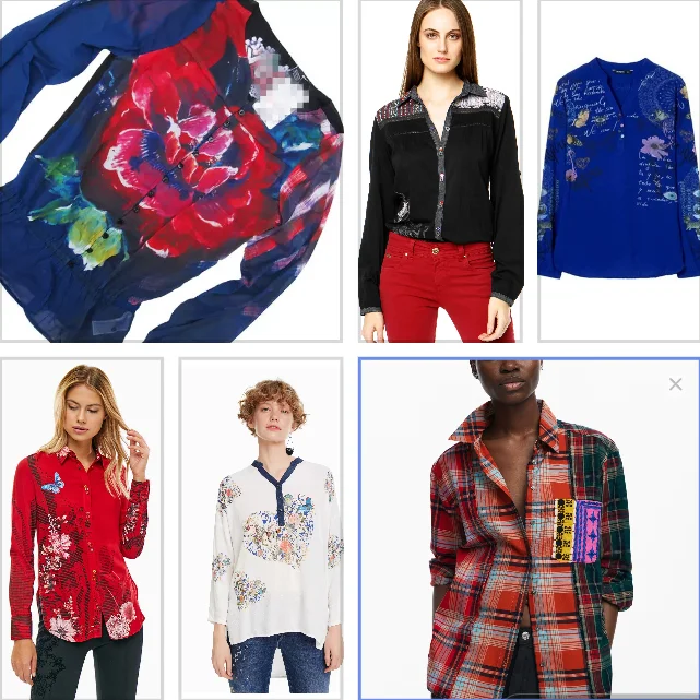 

Новая испанская рубашка с короткими рукавами и лацканами с принтом для экспорта оригинального заказа