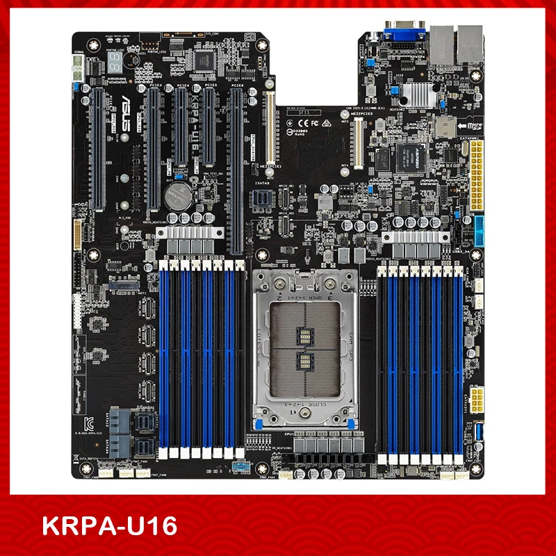 Workstation Motherboard For ASUS For KRPA-U16 IPFS PCI4.0 Fully Tested Good Quality