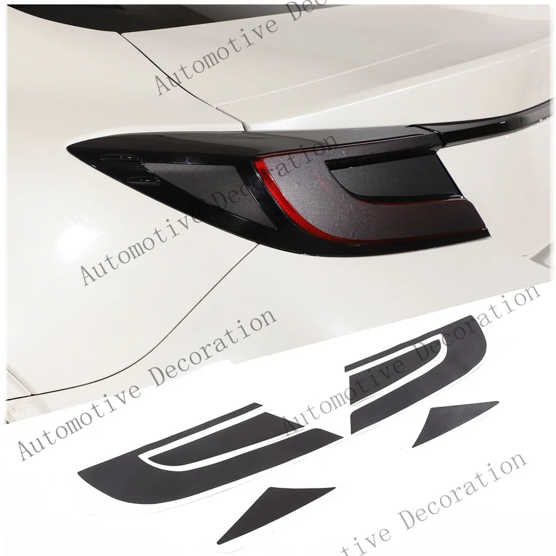 Z+ Matte Black Car Rear Lights Tail Light Film Stickers Decal For Subaru BRZ 2022