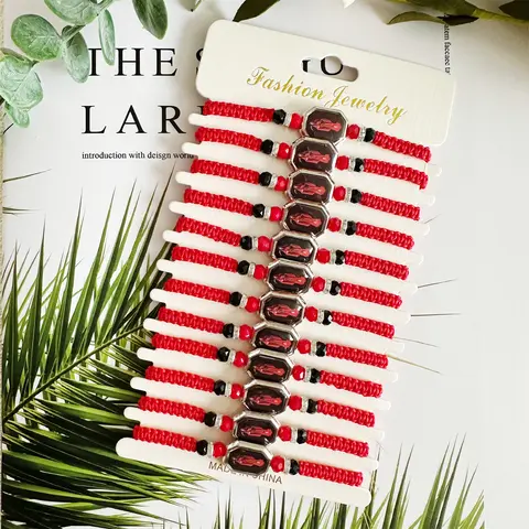 12PCS Holy Death's Bracelet, Rosary Style. Collar de la Santa Muerte estilo Rosario The God of Death Prayer Bracelets Christmas