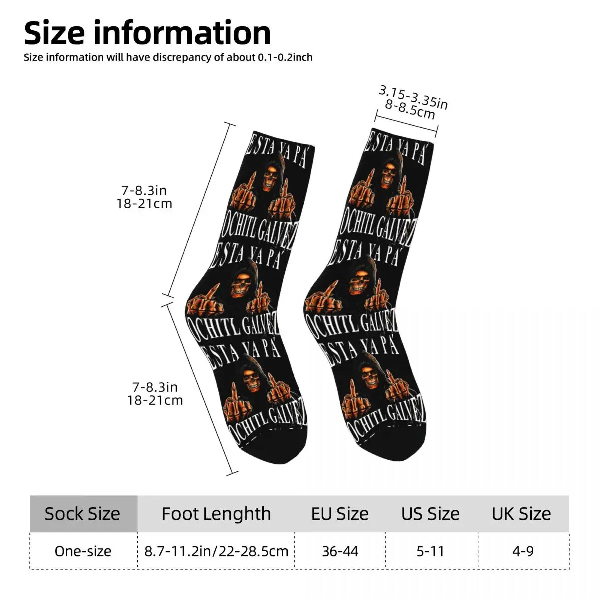 Calacas Chidas Gym Socks Todo Sea Por Las Senoras Modern Stockings Autumn Non Slip Women Men Socks Warm Soft Graphic Socks