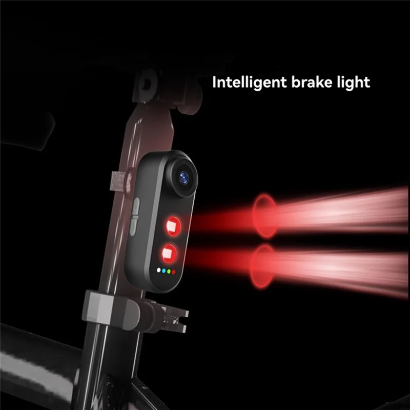 

AAAEL-Bike Camera With Tail Light 1080P HD 150 Degree Viewing Phone Interconnection Water Proof Bike Rear View Camera