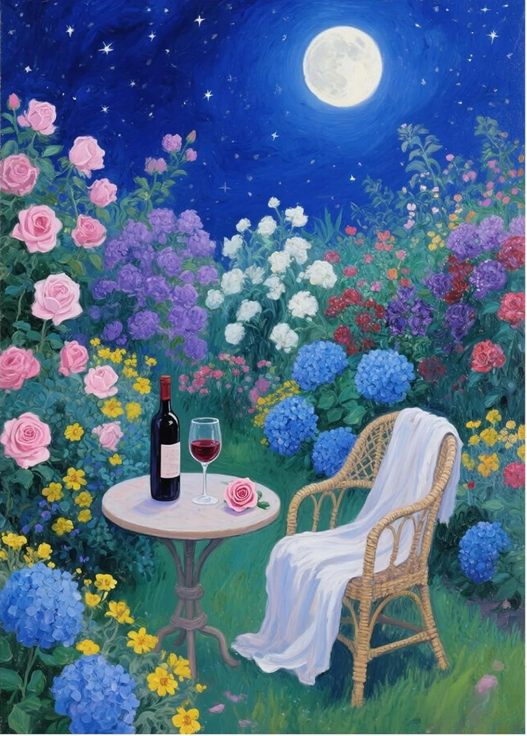 

1314/520/300/120 Pieces Garden Painting Night Jigsaw Puzzles for Adult Home Decor Game Family Landscape Puzzles Educational Toys
